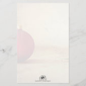 Kerstthema met kerstbal (Achterkant)