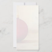 Kerstthema met kerstbal (Achterkant)