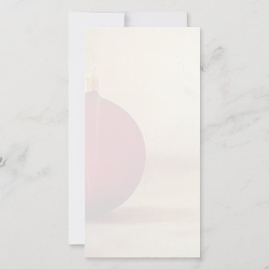 Kerstthema met kerstbal (Achterkant)