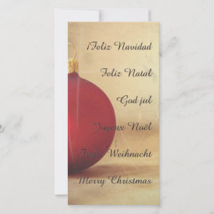 Kerstthema met kerstbal