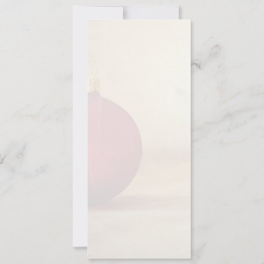 Kerstthema met kerstbal (Achterkant)