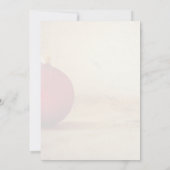 Kerstthema met kerstbal (Achterkant)