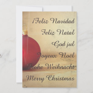 Kerstthema met kerstbal