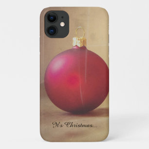 Kerstthema met kerstbal Case-Mate iPhone case