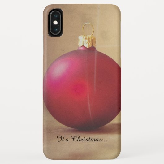 Kerstthema met kerstbal Case-Mate iPhone case (Achterkant)