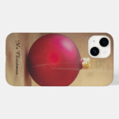Kerstthema met kerstbal Case-Mate iPhone case (Achterkant (horizontaal))