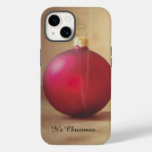 Kerstthema met kerstbal Case-Mate iPhone case (Achterkant)