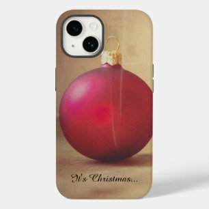 Kerstthema met kerstbal Case-Mate iPhone 14 hoesje