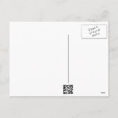 Kerstthema met kerstbal feestdagenkaart (Achterkant)