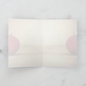 Kerstthema met kerstbal kaart (Binnen)