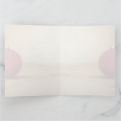 Kerstthema met kerstbal kaart (Binnen)