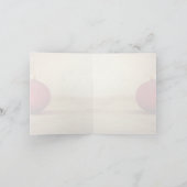 Kerstthema met kerstbal kaart (Binnen)