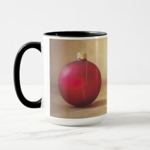 Kerstthema met kerstbal mok