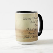 Kerstthema met kerstbal mok (Voorkant rechts)