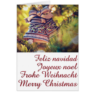 Kerstthema met twee bellen