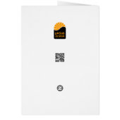 Kerstthema met twee bellen (Achterkant)