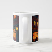 Kerstthema Mooie oude binnenstad in België Grote Koffiekop (Achterkant)