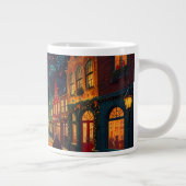 Kerstthema Mooie oude binnenstad in België Grote Koffiekop (Rechts)