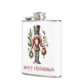 Kerstthema Notenkraker Heupfles (Links)