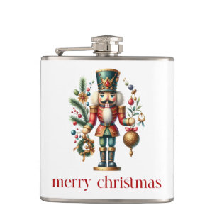 Kerstthema Notenkraker Heupfles