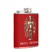 Kerstthema Notenkraker Heupfles (Rechts)