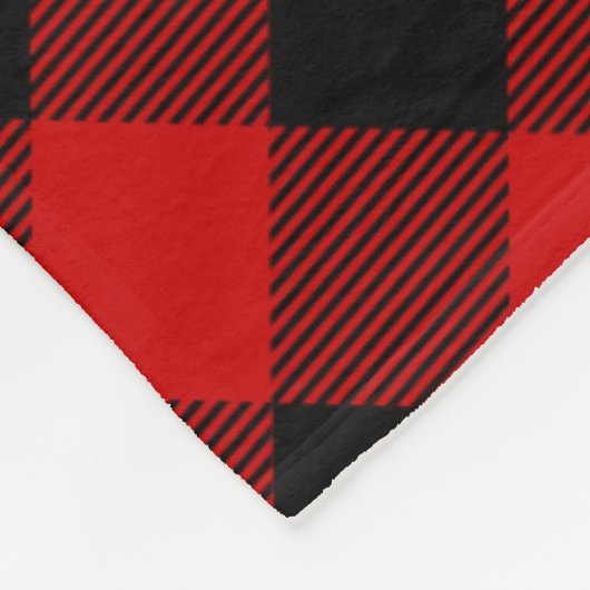 Kerstthema Notenkraker Tartan Fleece Deken (Hoek)