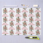 Kerstthema Notenkrakerpatroon Tissuepapier (Craft)