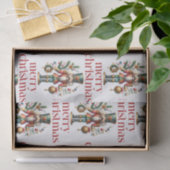 Kerstthema Notenkrakerpatroon Tissuepapier (Geschenk)