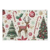 Kerstthema paar kingsize kussensloop (Achterkant-Rechts)