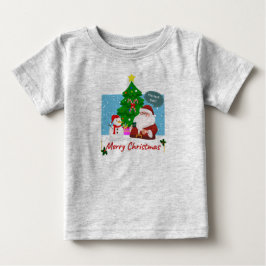 Kerstthema Peuter T-Shirt