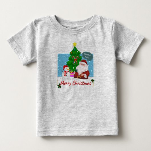 Kerstthema Peuter T-Shirt (Voorkant)