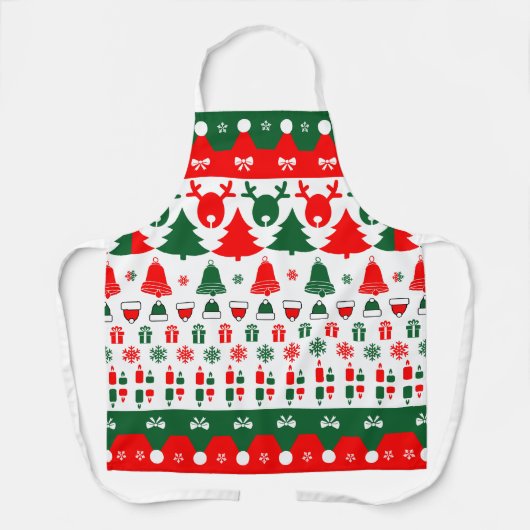 Kerstthema Schort (Voorkant)