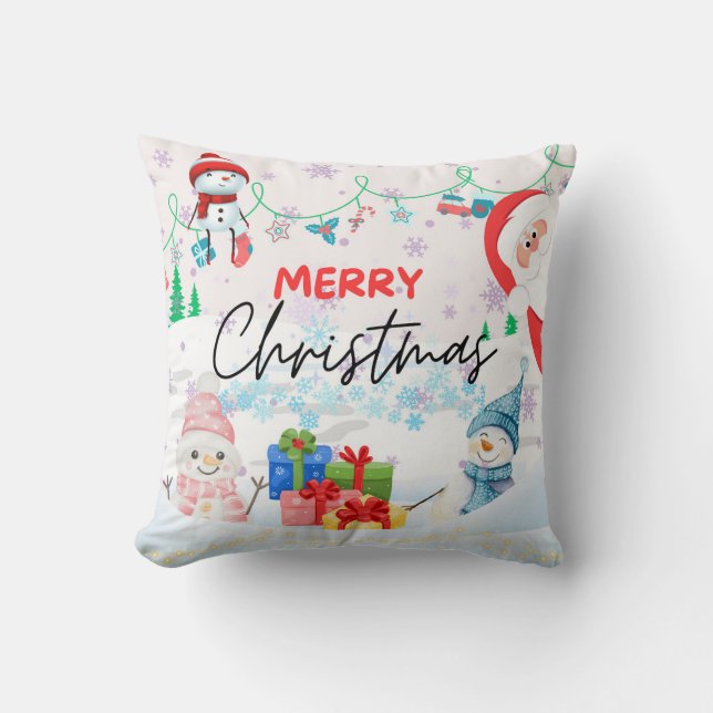 kerstthema-Sierkussen Kussen (Voorkant)