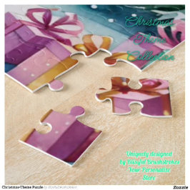 Kerstthema Sierkussen (rond) Rond Kussen