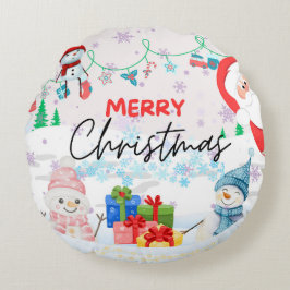 Kerstthema Sierkussen (rond) Rond Kussen