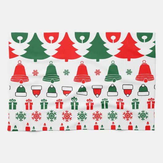 Kerstthema Theedoek (Horizontaal)