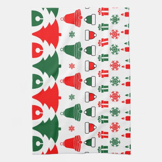 Kerstthema Theedoek (Verticaal)