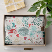 kerstthema tissuepapier (Geschenk)