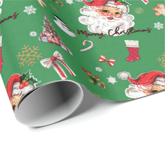  kerstthema voor kerstmis cadeaupapier (Rol Hoek)