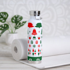 Kerstthema Waterfles