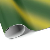 Kerstthema Wavy Pattern Gold en Green Cadeaupapier (Rol Hoek)