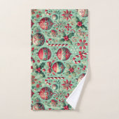 Kerstthemapatroon Bad Handdoek (Handdoek)