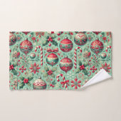 Kerstthemapatroon Bad Handdoek (Handdoek)