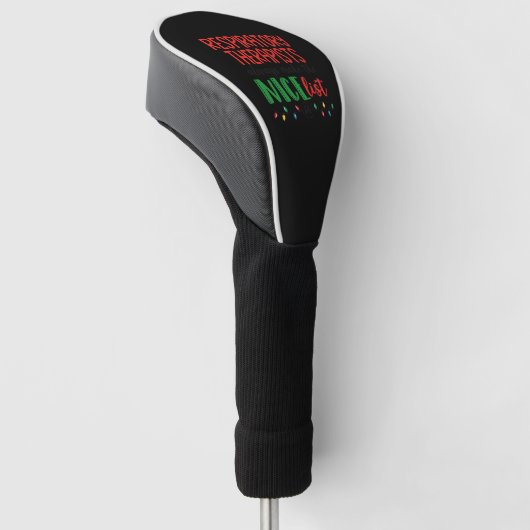 Kersttherapie Golfheadcover (Schuin)