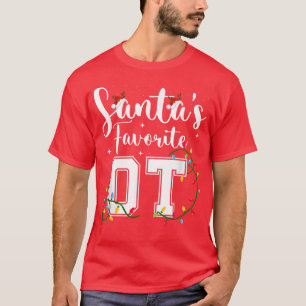 kersttherapie met een arts Santas Fa T-shirt