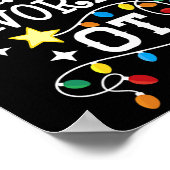 kersttherapie met kerstman, kerstman poster (Hoek)