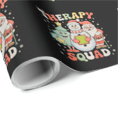 Kersttherapie Squad SLP OT PT Crew Santa Xmas Cadeaupapier (Rol Hoek)