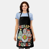 Kersttherapie Squad SLP OT PT Crew Santa Xmas Schort (Gedragen)