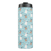 kerstthermische getumbler thermosbeker (Voorkant)