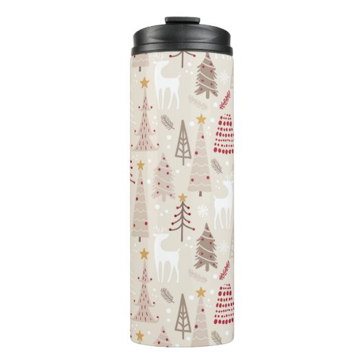 kerstthermische getumbler thermosbeker (Voorkant)